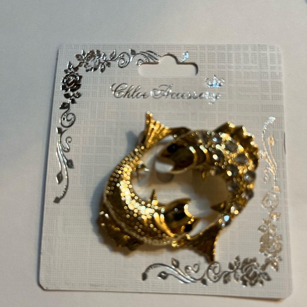 Gold Zodiac Brooch Set - Picture 3 of 13